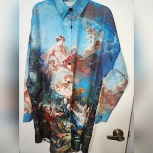 Michaelangelo print shirt